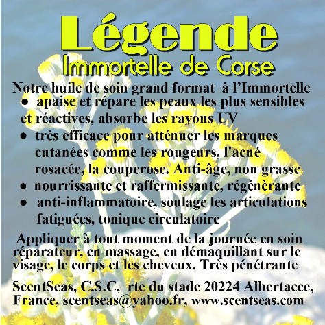 legendre huile immortelle reparatrice scentseas proprietes