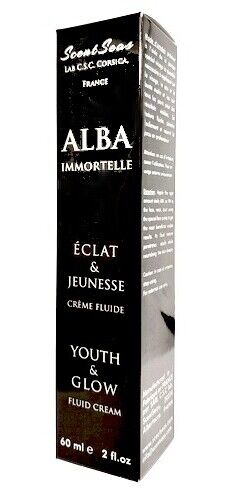alba creme immortelle boite crème de soin à l'immortelle donnant éclat et jeunesse