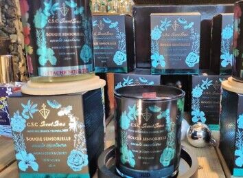 bougie de massage meche en bois les premiers en france scentseas createur senteur canistrelli