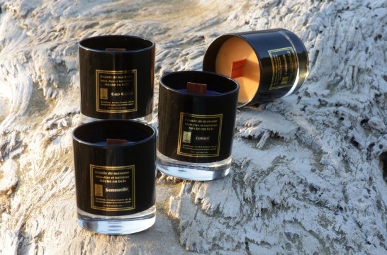 bougie de massage meche en bois les premiers en france scentseas createur senteur canistrelli
