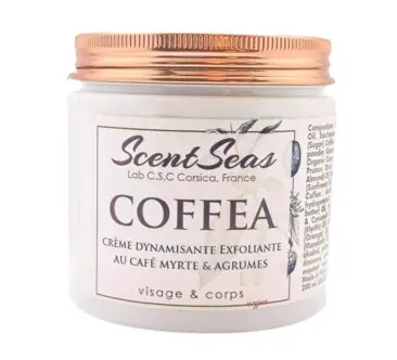 exfoliant cafe nourrissant fleur de sucre gamme caraibes scentseas
