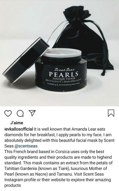 pearls masque lev kallos soin masque aux perles de tahiti